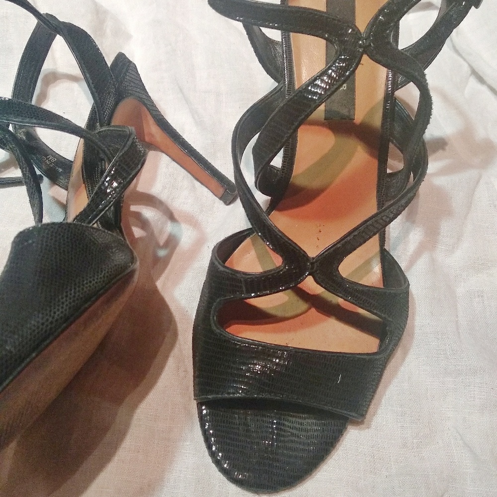 Black Ann Taylor Heels